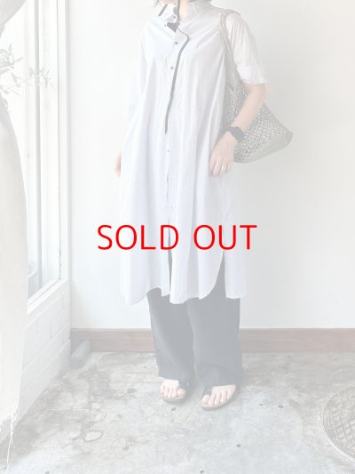 画像4: *sale50%off* nouvelles du paradis ストライプクロス シャツワンピース【クリックポスト（185円）発送可能】