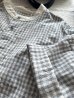 画像4: prit ポプリンワッシャーチェック ５分袖スタンドカラークレリックワイドシャツ