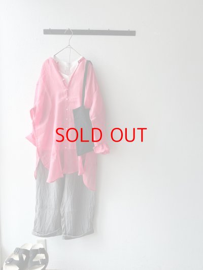 画像2: grin ラミーローン ロングシャツ【クリックポスト（185円）発送可能】