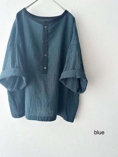 画像14: Luminaes 綿麻千鳥 バイカラー２wayプルオーバー