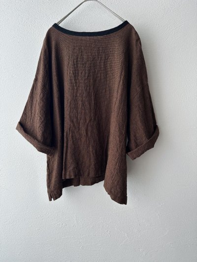 画像19: Luminaes 綿麻千鳥 バイカラー２wayプルオーバー