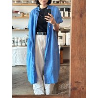 *sale30%off* grin 40リネン ワイドシャツワンピース