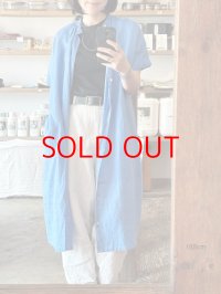 *sale30%off* grin 40リネン ワイドシャツワンピース