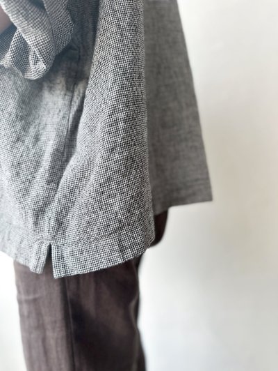 画像9: Luminaes 綿麻千鳥 バイカラー２wayプルオーバー