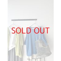 *sale50%off* prit  40/1ベルギーリネン天竺 クルーネックカーディガン