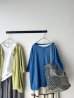 画像1: *sale30%off* prit  40/1ベルギーリネン天竺 クルーネックカーディガン (1)