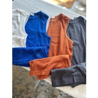 *sale30%off* NATURAL LAUNDRY オールドコットン チビポケノースリーブ
