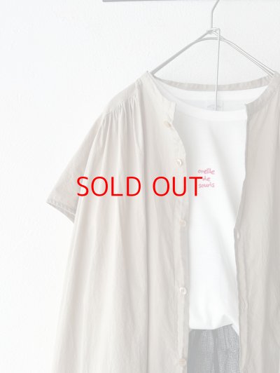画像4: *sale40%off* nouvelles du paradis トロワ天竺 フレンチロゴTシャツ【クリックポスト（185円）発送可能】