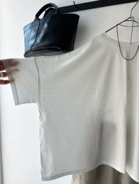 nouvelles du paradis トロワ天竺 ワイドTシャツ