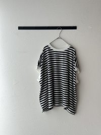 nouvelles du paradis トロワ天竺フレンチワイドボーダーTシャツ