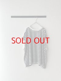 nouvelles du paradis トロワ天竺フレンチワイドボーダーTシャツ