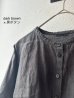 画像21: Luminaes 手染めリネン ７分袖ワイドシャツワンピース