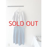  Luminaes 藍染め キャステリンリネン タックボリュームPT