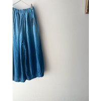  Luminaes 藍染め キャステリンリネン タックボリュームPT