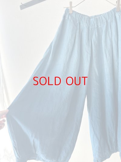 画像4:  Luminaes 藍染め キャステリンリネン タックボリュームPT