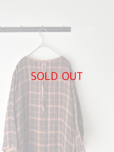 画像5: Vlas Blomme Linen Gauze Check ドレス