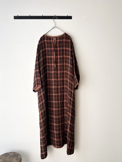 画像4: Vlas Blomme Linen Gauze Check ドレス
