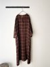 画像4: Vlas Blomme Linen Gauze Check ドレス (4)