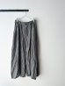 画像1: Vlas Blomme 40/1 Linen Stripe カーブパンツ (1)