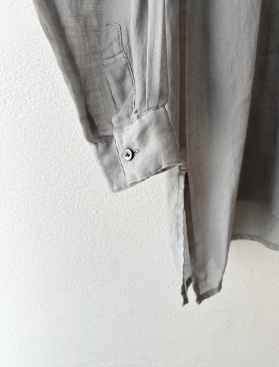 画像9: 【n.VB】120/1 Ramie Twill LONG SHIRT