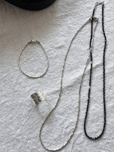 画像2: hu.hu.huu...  Karen silver combo necklace [受注生産] 