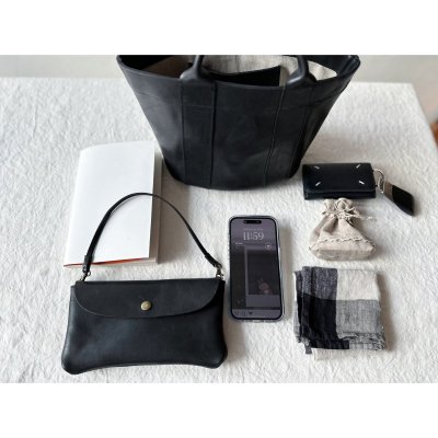 画像5: Luminaes×non-fragile 本革＆リネン トート 【受注製作】