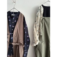 nouvelles du paradis カットジャガード スタンドカラーブラウス