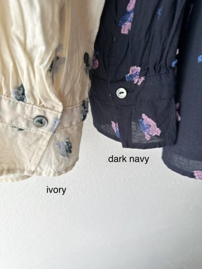 画像16: nouvelles du paradis カットジャガード スタンドカラーブラウス