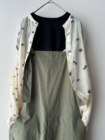 画像8: nouvelles du paradis カットジャガード スタンドカラーブラウス