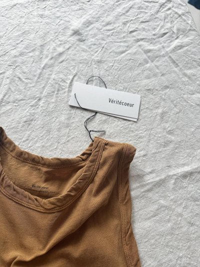 画像5: 【再入荷】Veritecoeu 強撚天竺タンクトップ 【クリックポスト（185円）発送可能】