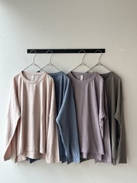 prit リサイクルムラ糸天竺 クルーネックワイドプルオーバー【クリックポスト可】