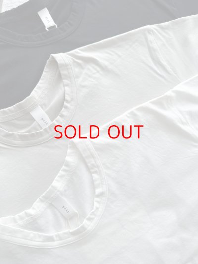 画像2: prit 70/2コンパクト天竺 クルーネックTシャツ 【クリックポスト（185円）発送可能】