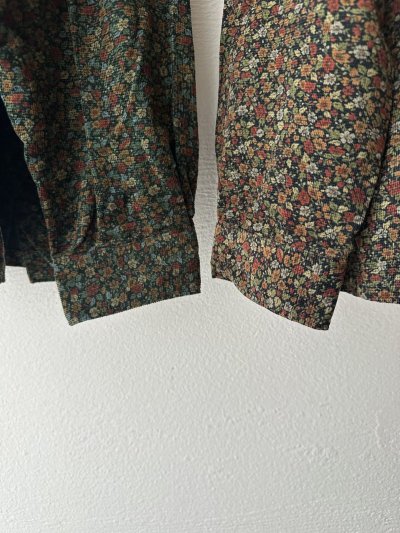 画像8: *sale30%off* prit 40/1キャラメルコール小花プリント スタンドカラーシャツ