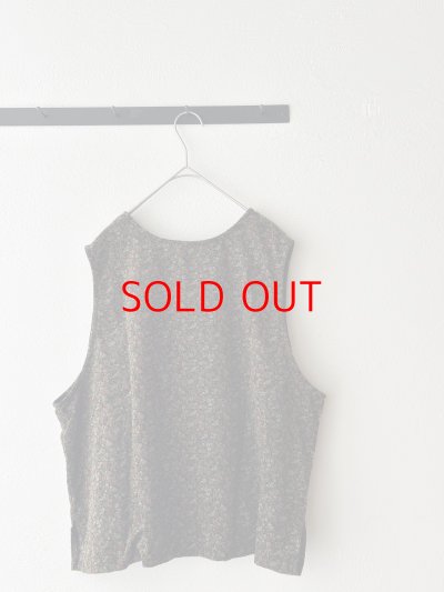 画像14: prit 40/1キャラメルコール小花プリント 2wayベスト 【クリックポスト（185円）発送可能】