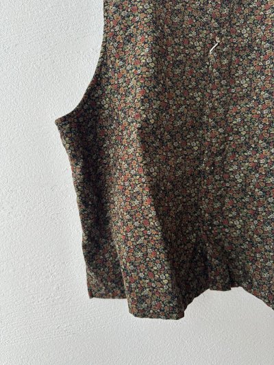 画像13: *sale30%off* prit 40/1キャラメルコール小花プリント 2wayベスト