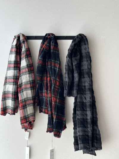 画像3: Véritécoeur Checked Gauze Stole