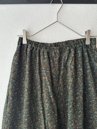 画像7: *sale30%off* prit 40/1 キャラメルコール小花プリント ワイドパンツ