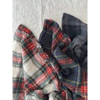 Véritécoeur Checked Gauze Stole