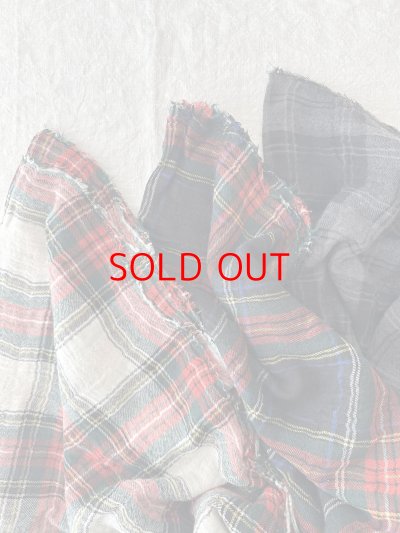 画像3: Véritécoeur Checked Gauze Stole