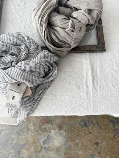 画像1: Vlas Blomme Linen Voile ワイドストール