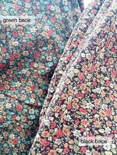 画像4: *sale30%off* prit 40/1 キャラメルコール小花プリント ワイドパンツ