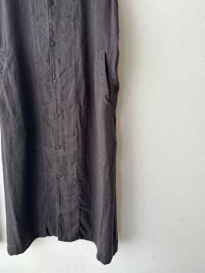画像4: prit フレンチリネン ドビークロス ロングジレ