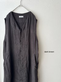 *sale30%off* prit フレンチリネン ドビークロス ロングジレ