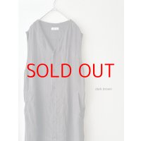 *sale30%off* prit フレンチリネン ドビークロス ロングジレ