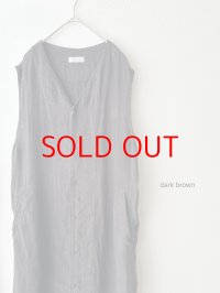 *sale30%off* prit フレンチリネン ドビークロス ロングジレ