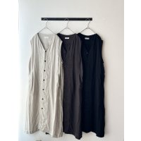 prit フレンチリネン ドビークロス ロングジレ