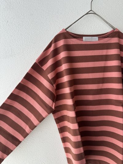 画像9: nouvelles du paradis ヴァン天竺ボーダー　8分袖プルオーバー