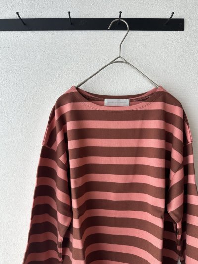 画像7: nouvelles du paradis ヴァン天竺ボーダー　8分袖プルオーバー