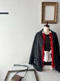 Vlas Blomme Vintage Multi Stripe ジャケット (unisex)