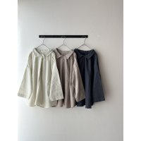 prit 60/1アンカットコール近江晒加工 2wayギャザースモック